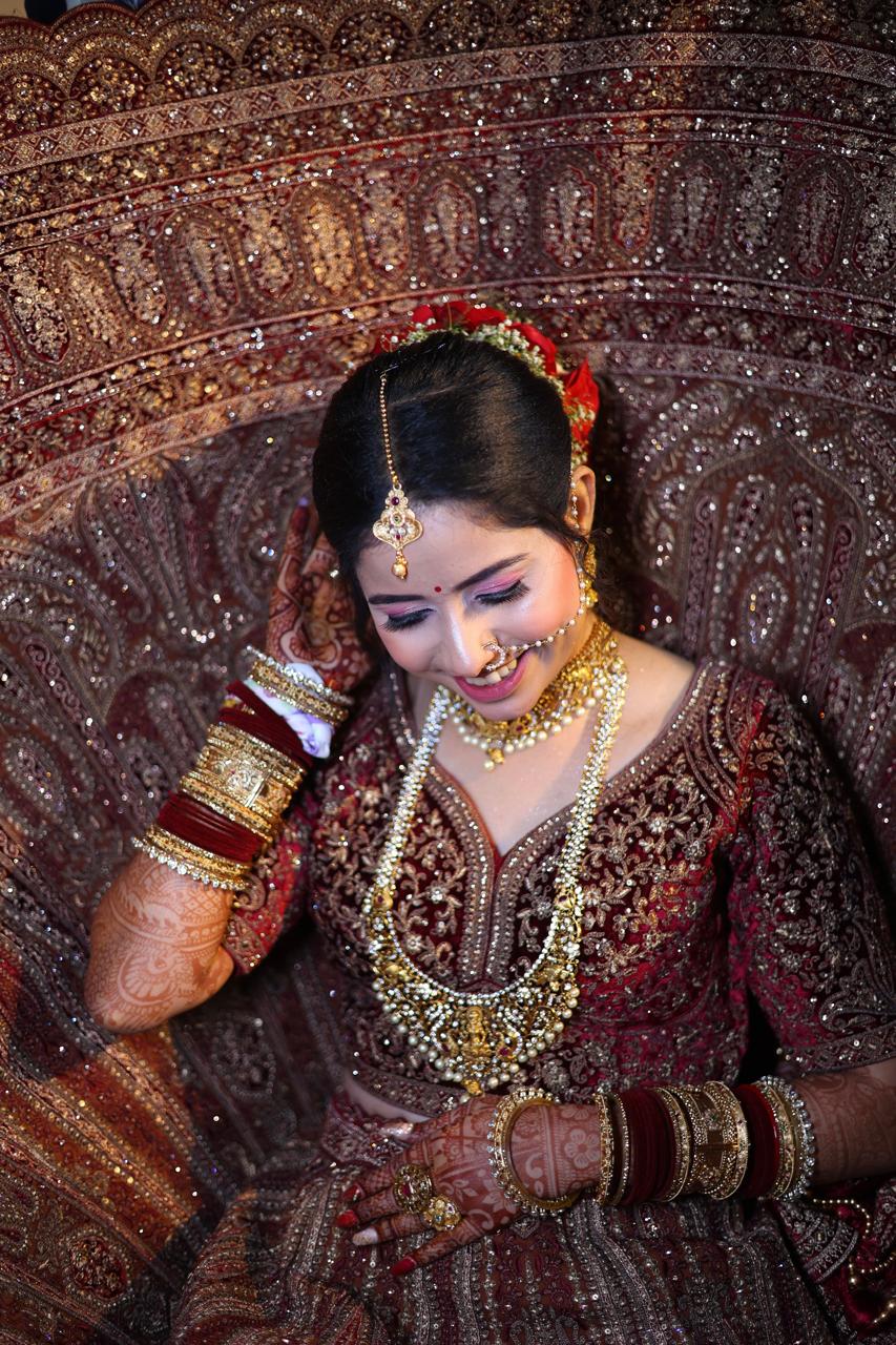 Bold Bridal Look